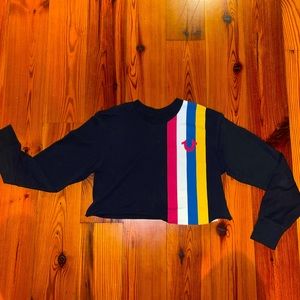 True Religion cropped long sleeve